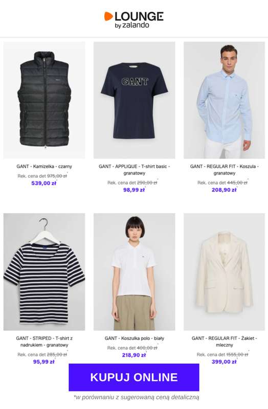 Lounge by Zalando - gazetka promocyjna Do -85% Gant od środy 04.03 do soboty 07.03 - strona 7
