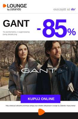 Lounge by Zalando - gazetka promocyjna Do -85% Gant od środy 04.03 do soboty 07.03
