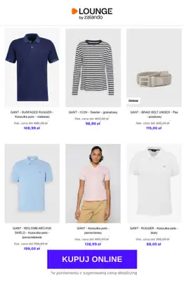 Lounge by Zalando - gazetka promocyjna Do -85% Gant od środy 04.03 do soboty 07.03 - strona 2