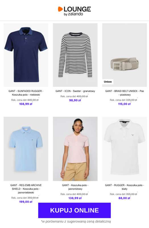 Lounge by Zalando - gazetka promocyjna Do -85% Gant od środy 04.03 do soboty 07.03 - strona 2