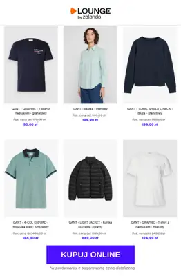 Lounge by Zalando - gazetka promocyjna Do -85% Gant od środy 04.03 do soboty 07.03 - strona 8
