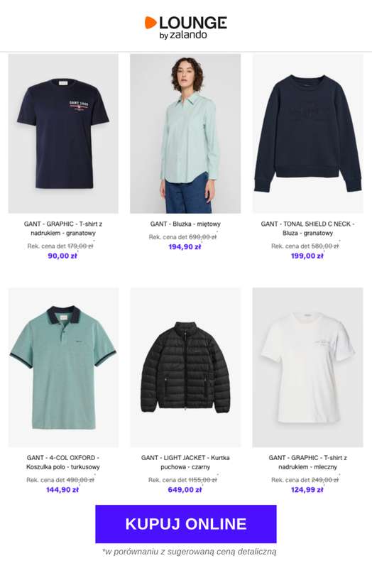 Lounge by Zalando - gazetka promocyjna Do -85% Gant od środy 04.03 do soboty 07.03 - strona 8