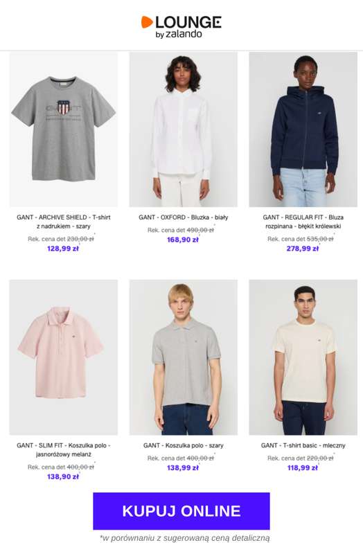 Lounge by Zalando - gazetka promocyjna Do -85% Gant od środy 04.03 do soboty 07.03 - strona 4