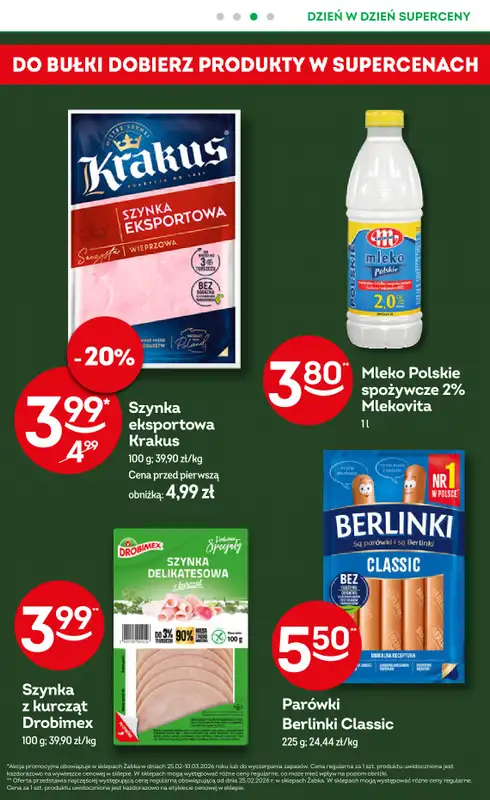 Żabka - gazetka promocyjna Gazetka od środy 25.02 do wtorku 10.03 - strona 4