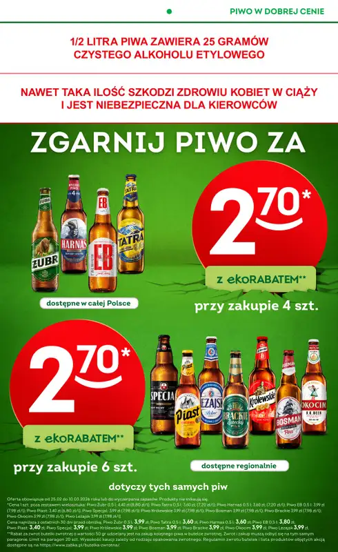 Żabka - gazetka promocyjna Gazetka od środy 25.02 do wtorku 10.03 - strona 20