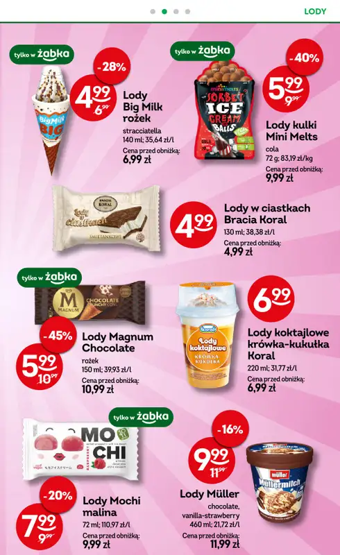 Żabka - gazetka promocyjna Gazetka od środy 25.02 do wtorku 10.03 - strona 69