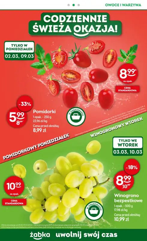 Żabka - gazetka promocyjna Gazetka Spożywcza od środy 25.02 do wtorku 10.03 - strona 4