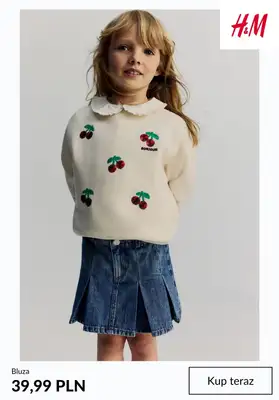 H&M - gazetka promocyjna Bluzy dziecięce od środy 04.03  - strona 10