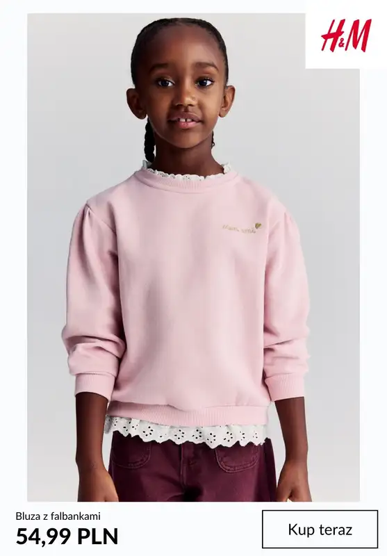 H&M - gazetka promocyjna Bluzy dziecięce od środy 04.03  - strona 5
