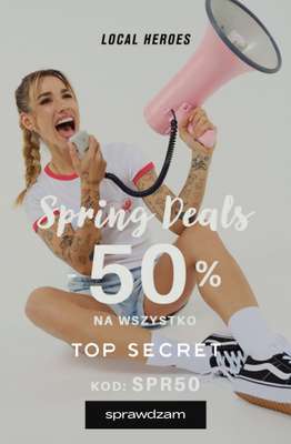 Top Secret - gazetka promocyjna Local Heroes -50% przy zakupach za 99,99 zł od środy 04.03 do wtorku 10.03