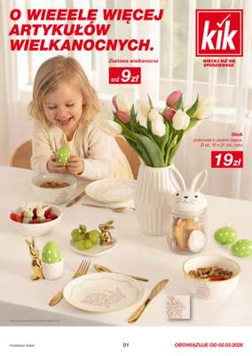 KiK - gazetka promocyjna Gazetka od środy 04.03 