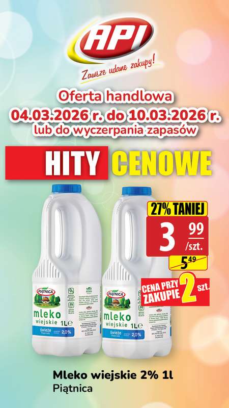API Market - gazetka promocyjna Plakaty promocyjne od środy 04.03 do wtorku 10.03 - strona 9