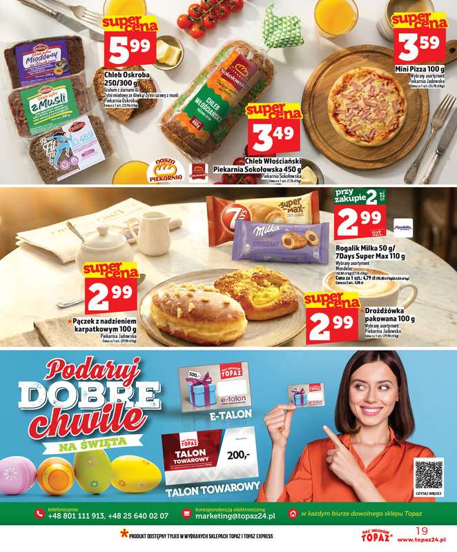 TOPAZ - gazetka promocyjna Nowa gazetka od czwartku, 12.03 od czwartku 12.03 do środy 18.03 - strona 19