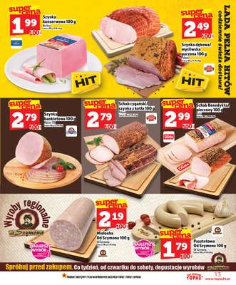 TOPAZ - gazetka promocyjna Nowa gazetka od czwartku, 12.03 od czwartku 12.03 do środy 18.03 - strona 13