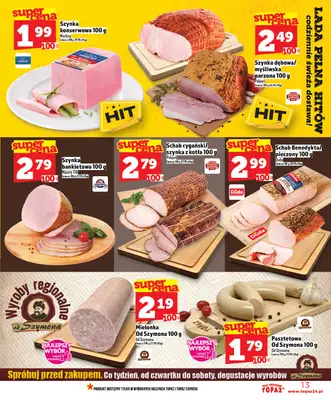 TOPAZ - gazetka promocyjna Nowa gazetka od czwartku, 12.03 od czwartku 12.03 do środy 18.03 - strona 13