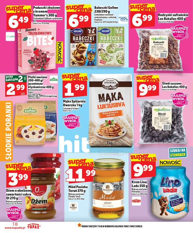 TOPAZ - gazetka promocyjna Nowa gazetka od czwartku, 12.03 od czwartku 12.03 do środy 18.03 - strona 18