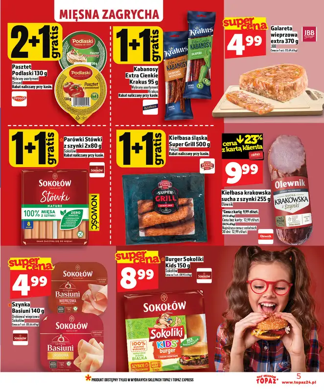 TOPAZ - gazetka promocyjna Nowa gazetka od czwartku, 12.03 od czwartku 12.03 do środy 18.03 - strona 5