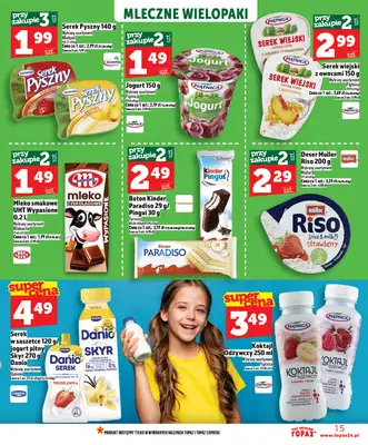 TOPAZ - gazetka promocyjna Nowa gazetka od czwartku, 12.03 od czwartku 12.03 do środy 18.03 - strona 15