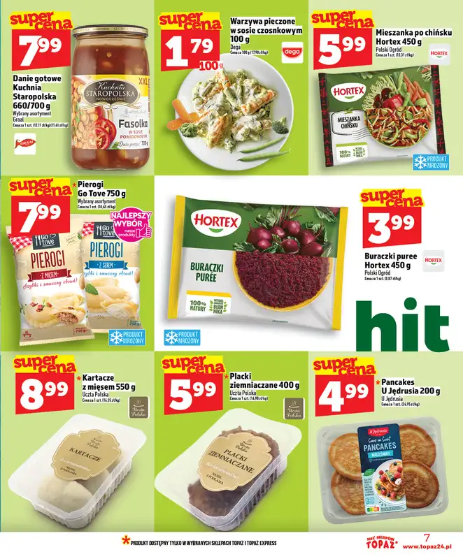 TOPAZ - gazetka promocyjna Nowa gazetka od czwartku, 12.03 od czwartku 12.03 do środy 18.03 - strona 7