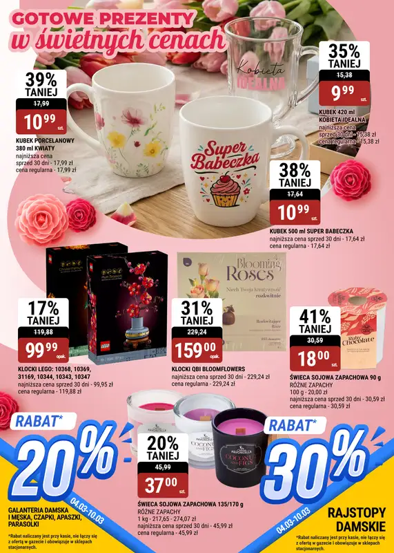 bi1 - gazetka promocyjna Gazetka Białystok I Świętujemy Dzień Kobiet od środy 04.03 do wtorku 17.03 - strona 4