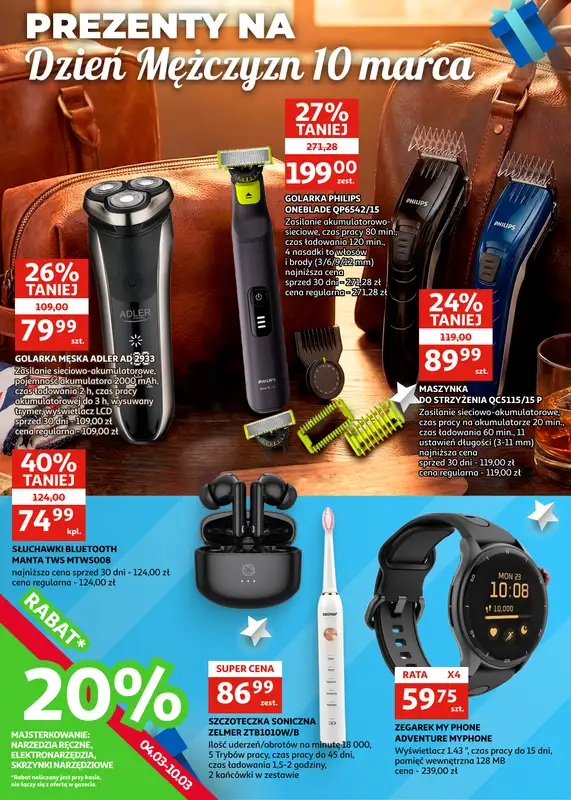 Auchan - gazetka promocyjna Gazetka Racibórz I Świętujemy Dzień Kobiet  do wtorku 17.03 - strona 6