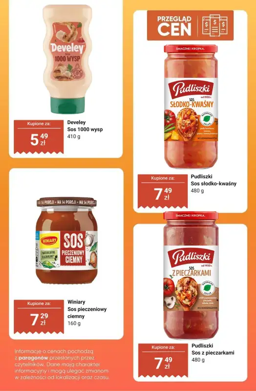 Dino - gazetka promocyjna Ketchupy i sosy - przegląd cen od czwartku 05.03 do wtorku 10.03 - strona 15