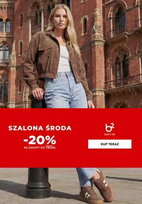 Born2be - gazetka promocyjna -20% na zakupy za min. 150 zł od środy 04.03 do czwartku 05.03