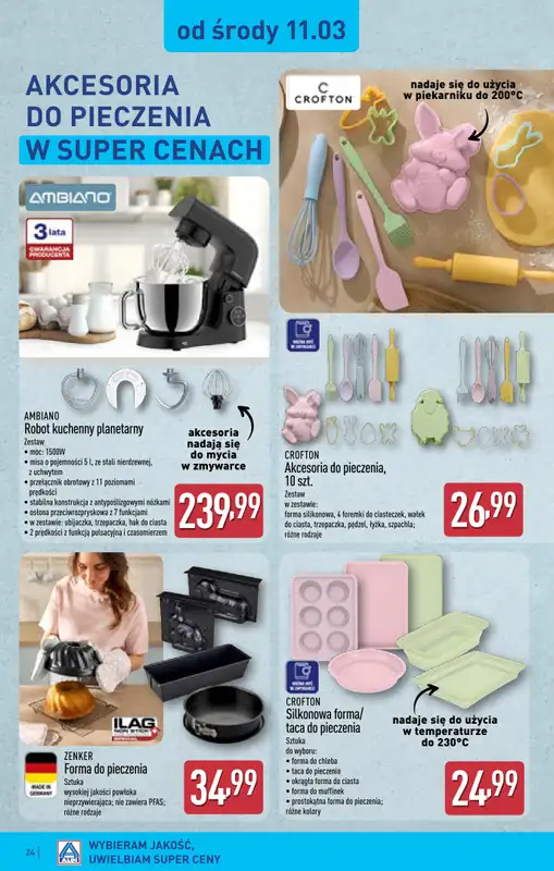 Aldi - gazetka promocyjna Dęblin: WIELKIE OTWARCIE w PH OTO Park już w ŚRODĘ: 11.03! od środy 11.03 do soboty 14.03 - strona 24