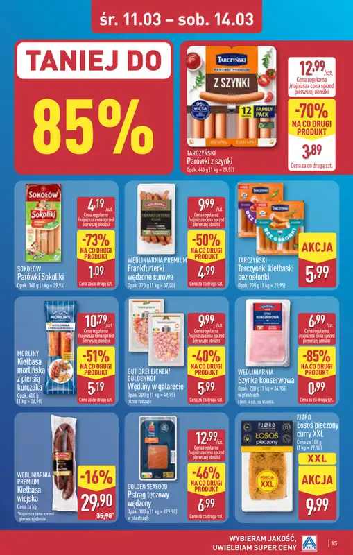 Aldi - gazetka promocyjna Dęblin: WIELKIE OTWARCIE w PH OTO Park już w ŚRODĘ: 11.03! od środy 11.03 do soboty 14.03 - strona 15