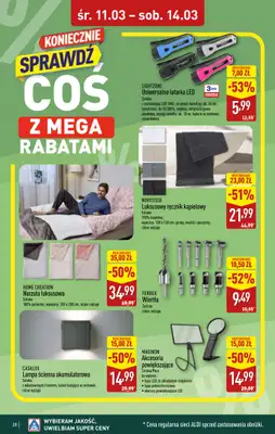 Aldi - gazetka promocyjna Dęblin: WIELKIE OTWARCIE w PH OTO Park już w ŚRODĘ: 11.03! od środy 11.03 do soboty 14.03 - strona 20