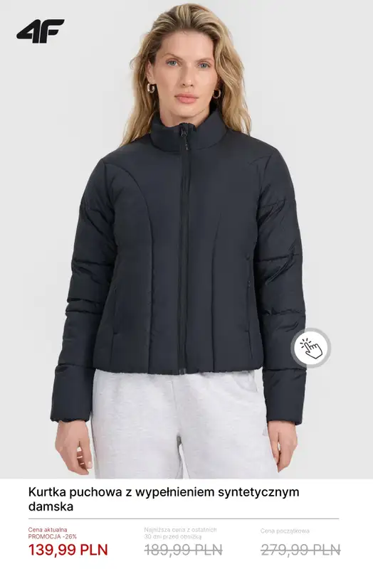 4F - gazetka promocyjna Do -50% na kurtki i bezrękawniki damskie od środy 04.03  - strona 2