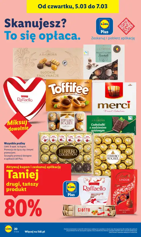Lidl - gazetka promocyjna Oferta od czwartku od czwartku 05.03 do soboty 07.03 - strona 20