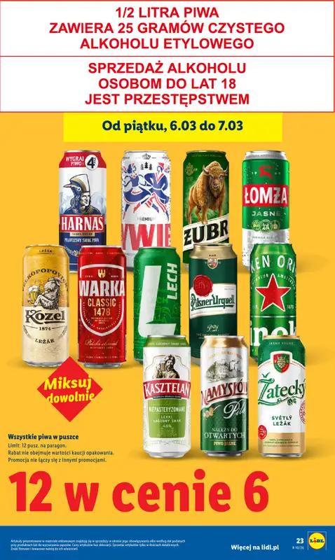 Lidl - gazetka promocyjna Oferta od czwartku od czwartku 05.03 do soboty 07.03 - strona 23
