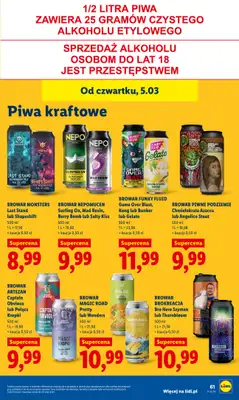 Lidl - gazetka promocyjna Oferta od czwartku od czwartku 05.03 do soboty 07.03 - strona 63
