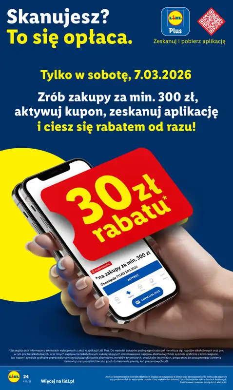 Lidl - gazetka promocyjna Oferta od czwartku od czwartku 05.03 do soboty 07.03 - strona 24