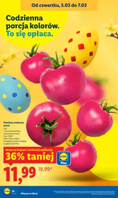 Lidl - gazetka promocyjna Oferta od czwartku od czwartku 05.03 do soboty 07.03 - strona 36