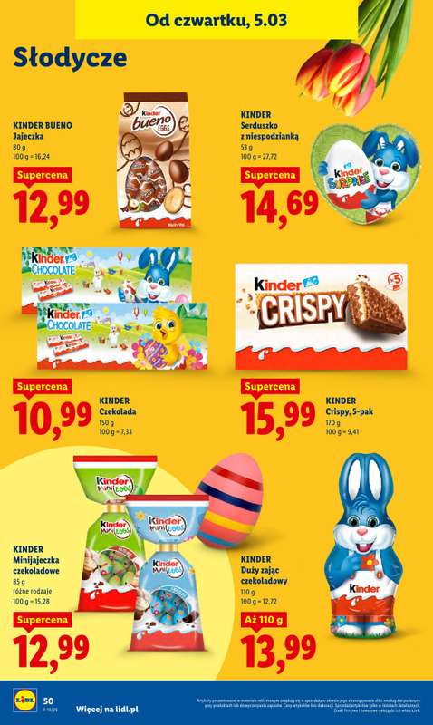 Lidl - gazetka promocyjna Oferta od czwartku od czwartku 05.03 do soboty 07.03 - strona 52