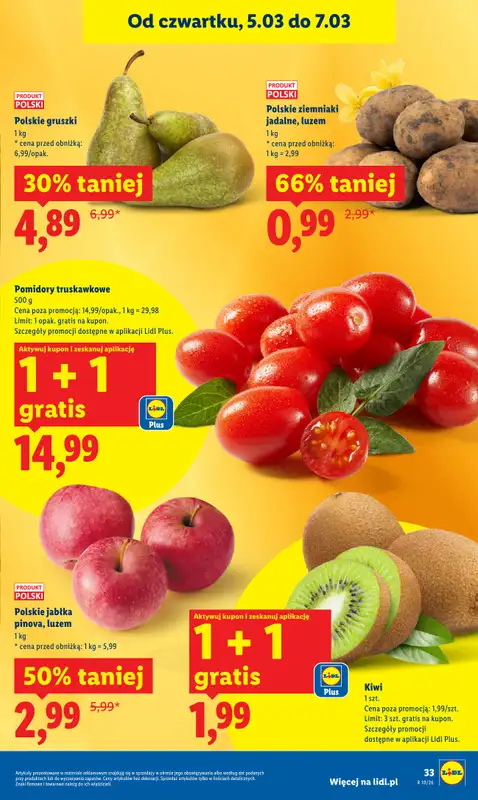 Lidl - gazetka promocyjna Oferta od czwartku od czwartku 05.03 do soboty 07.03 - strona 35