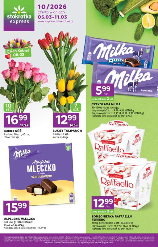 Stokrotka - gazetka promocyjna Gazetka Express od czwartku 05.03 do środy 11.03