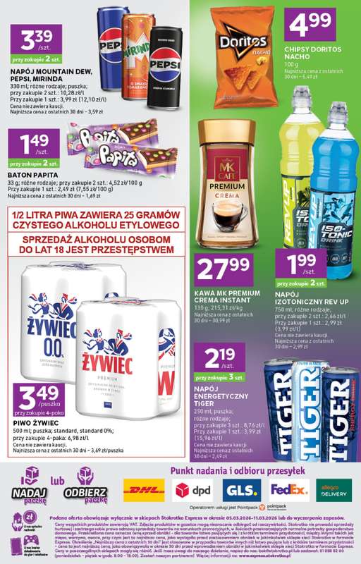 Stokrotka - gazetka promocyjna Gazetka Express od czwartku 05.03 do środy 11.03 - strona 6