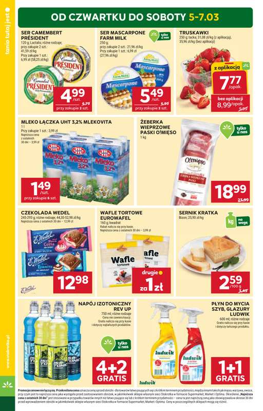 Stokrotka - gazetka promocyjna Gazetka Supermarket od czwartku 05.03 do środy 11.03 - strona 2
