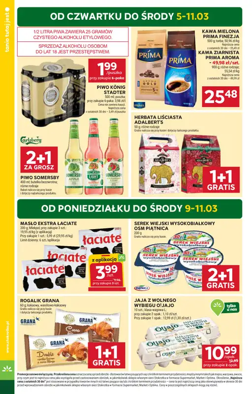 Stokrotka - gazetka promocyjna Gazetka Supermarket od czwartku 05.03 do środy 11.03 - strona 4