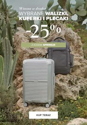 BEST SALE - gazetka promocyjna Puccini | -25% wybrane walizki, kuferki i plecaki od środy 04.03 do niedzieli 15.03
