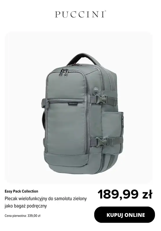 BEST SALE - gazetka promocyjna Puccini | -25% wybrane walizki, kuferki i plecaki od środy 04.03 do niedzieli 15.03 - strona 3