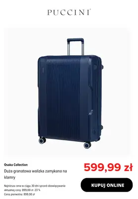 BEST SALE - gazetka promocyjna Puccini | -25% wybrane walizki, kuferki i plecaki od środy 04.03 do niedzieli 15.03 - strona 6