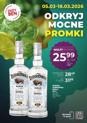 Duży Ben - gazetka promocyjna Gazetka alkoholowa od czwartku 05.03 do środy 18.03