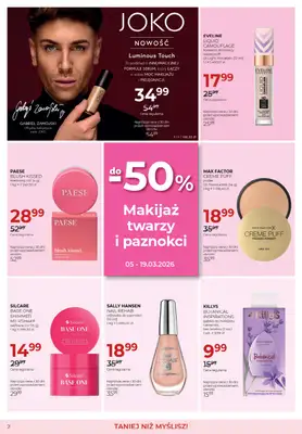 Drogerie Jawa - gazetka promocyjna Gazetka od środy 04.03 do środy 01.04 - strona 2