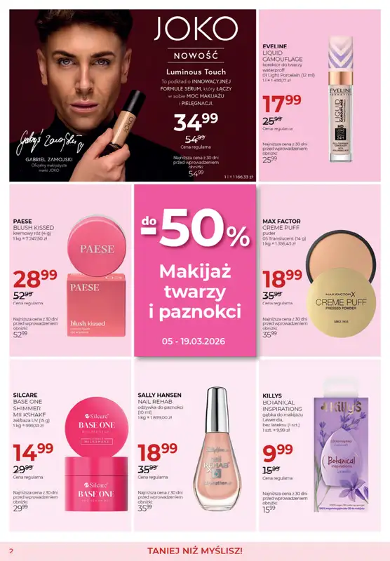 Drogerie Jawa - gazetka promocyjna Gazetka od środy 04.03 do środy 01.04 - strona 2