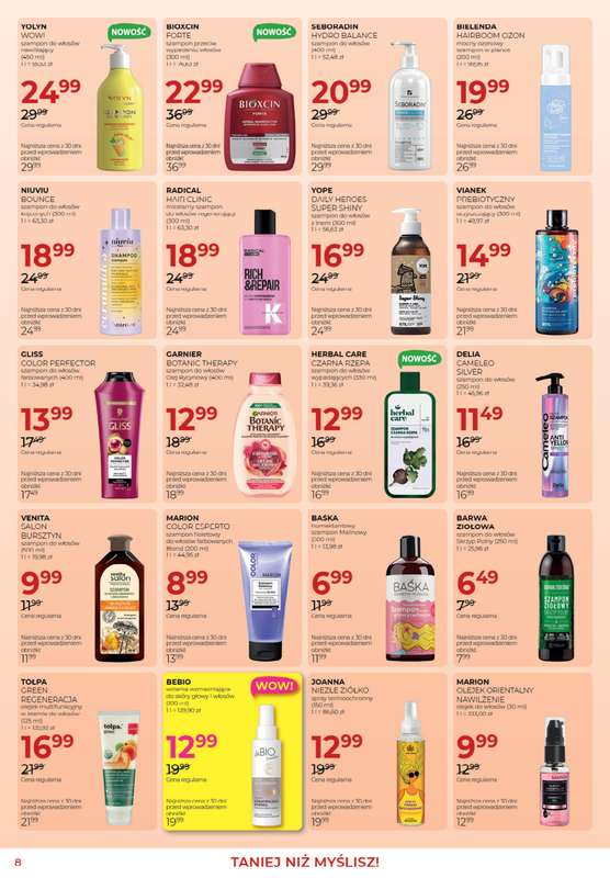 Drogerie Jawa - gazetka promocyjna Gazetka od środy 04.03 do środy 01.04 - strona 8