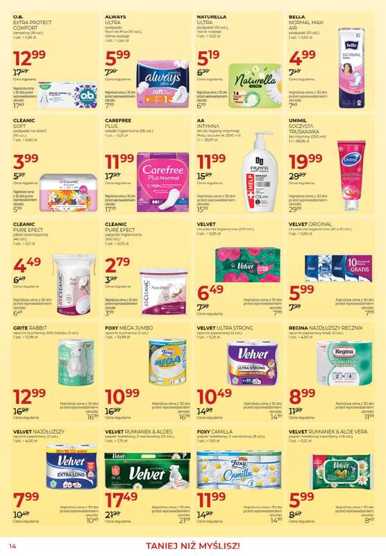 Drogerie Jawa - gazetka promocyjna Gazetka od środy 04.03 do środy 01.04 - strona 14